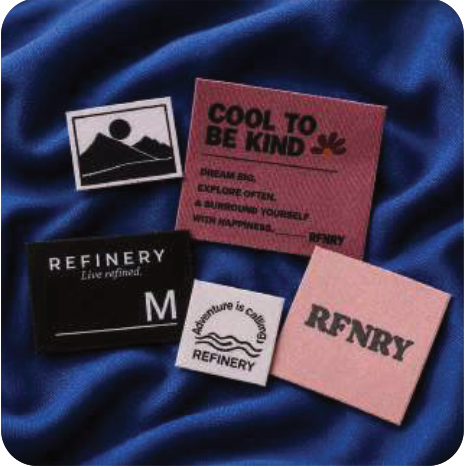 Herringbone Label