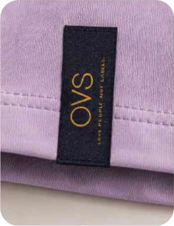 Merrowed edges Label